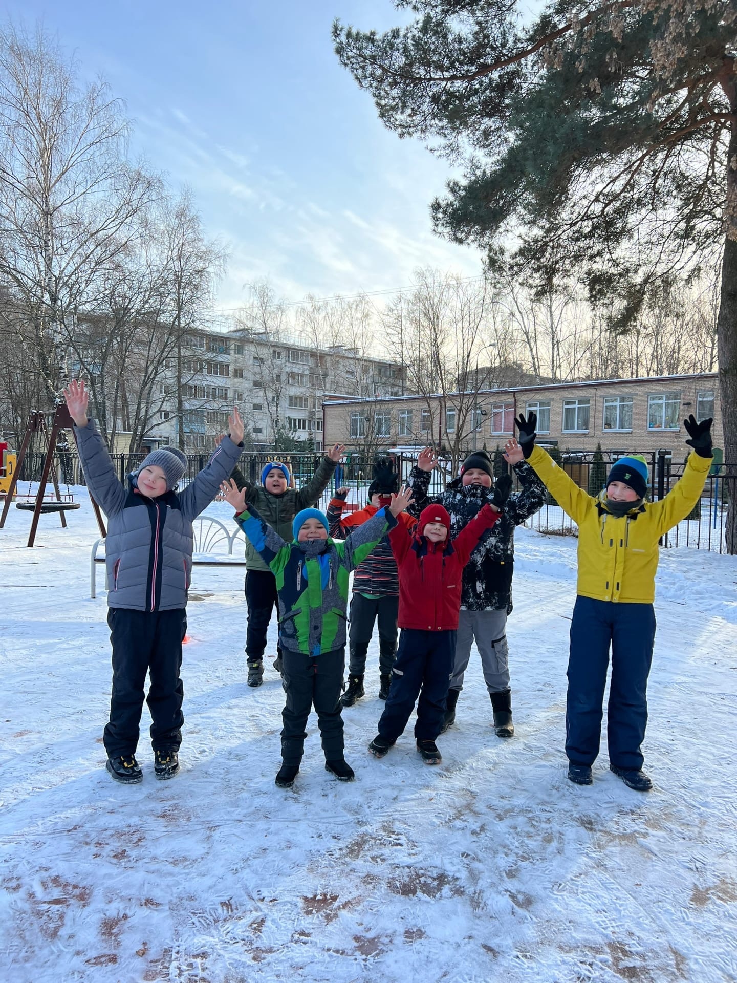 На детской площадке Кораблик стартовали «Зимние забавы»!