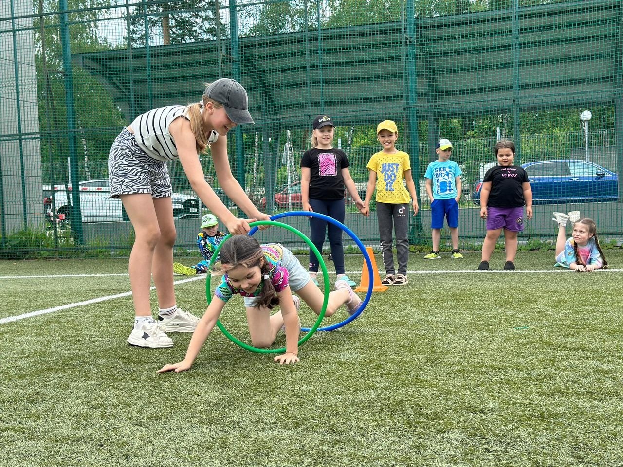 10 июня на стадионе Горки-2 для детей прошли «Весёлые старты»!